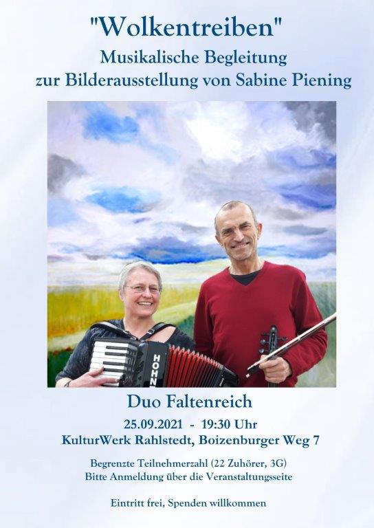 Ausstellungsmusik: Duo Faltenreich