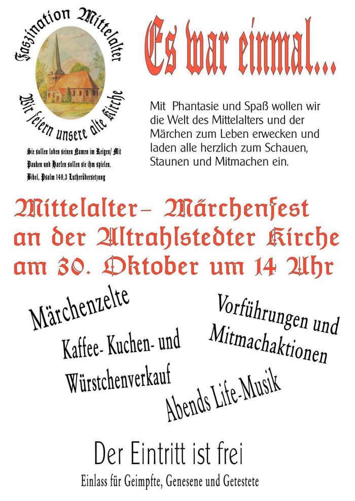 Mittelalterfest \"Es war einmal....\"